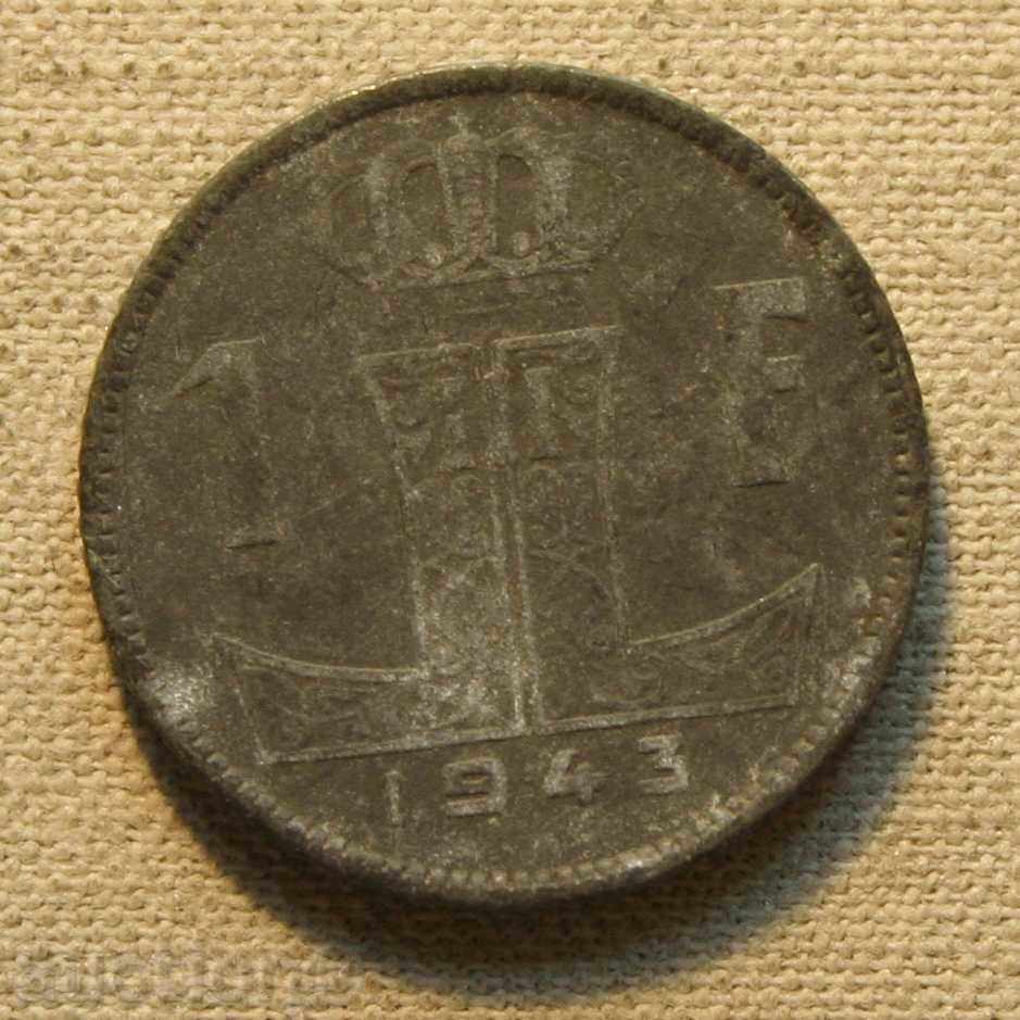 1 франк 1943   Белгия