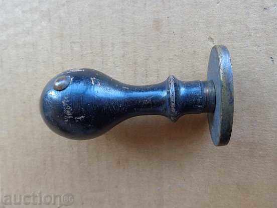 Old bronze print, monogram, Kingdom of Bulgaria with price 99.00 BGN | € 50.62 Old bronze print, monogram, Kingdom of Bulgaria with price 99.00 BGN | € 50.62