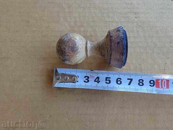 Δημοπρασία Παλιά υγρό σφραγίδα, μονόγραμμα, NRB