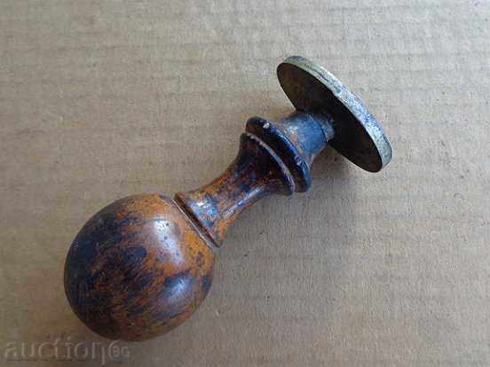 Old bronze print, monogram, Kingdom of Bulgaria - 6 Old bronze print, monogram, Kingdom of Bulgaria - 6