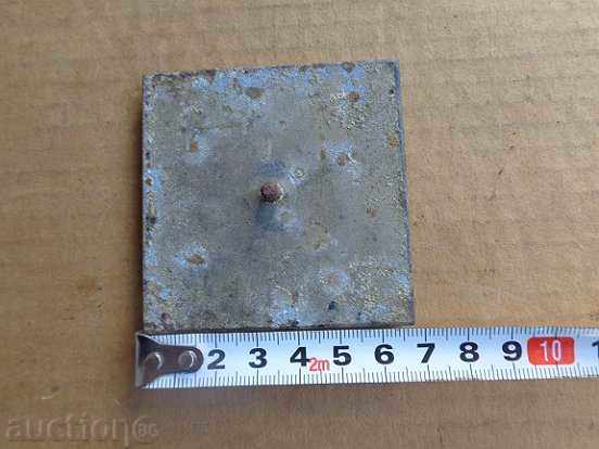 Auction  Old bronze print, monogram, coat of arms, Principality of Bulgaria