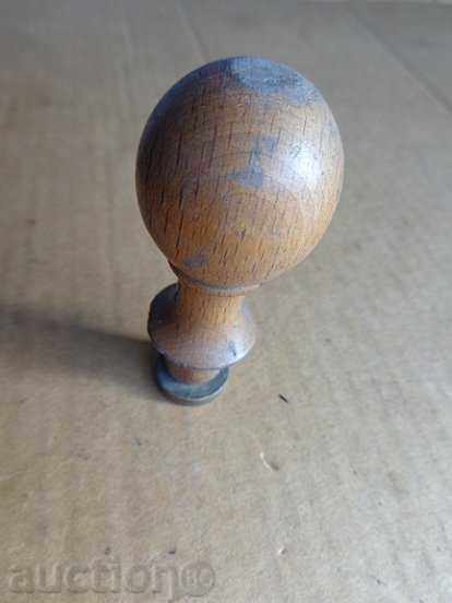 Auction Old bronze seal for red wax, Kingdom of Bulgaria Auction Old bronze seal for red wax, Kingdom of Bulgaria