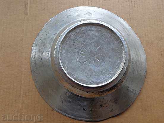 Ancient tin tin, saucer, bowl, tass, copper pot, baker - 5 Ancient tin tin, saucer, bowl, tass, copper pot, baker - 5