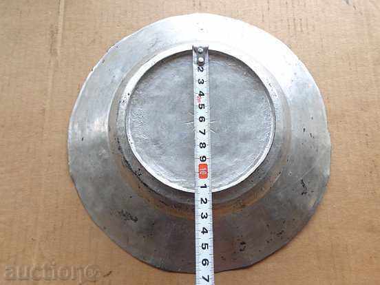 Ancient tin tin, saucer, bowl, tass, copper pot, baker - 5 Ancient tin tin, saucer, bowl, tass, copper pot, baker - 5