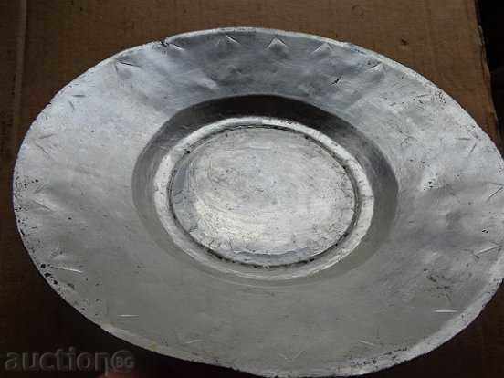 Ancient tin tin, saucer, bowl, tass, copper pot, baker - 6 Ancient tin tin, saucer, bowl, tass, copper pot, baker - 6