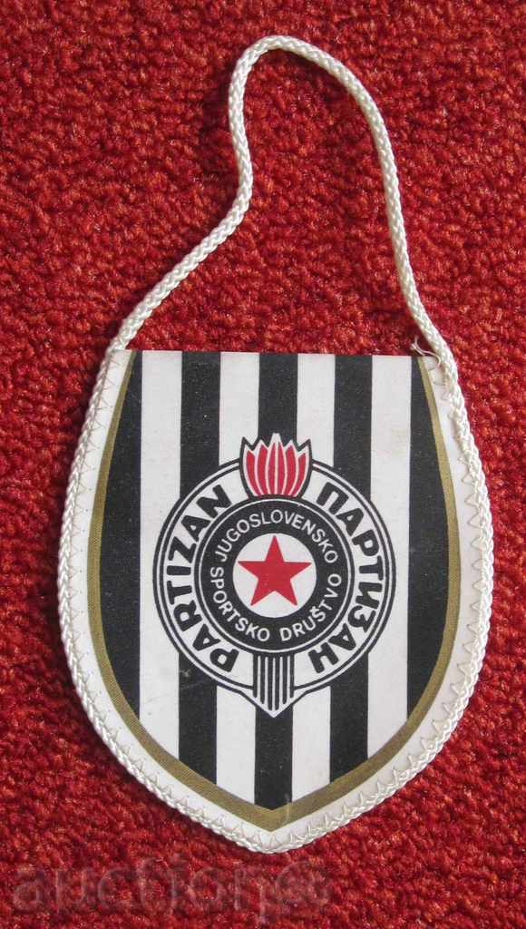 Football flag Partizan