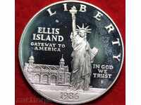 ΔΕΝ ΚΥΚΛΟΦΟΡΗΣΕ 1986-S San Francisco Mint Silver Elis-Island Pr