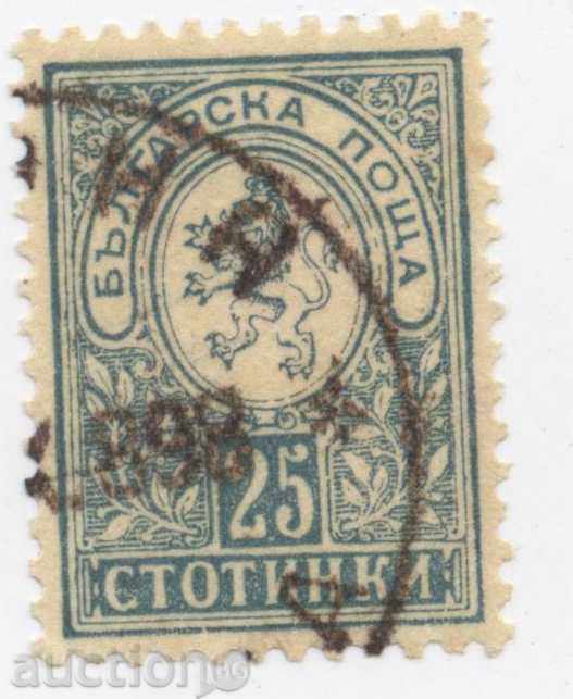 1889 г. - Малък лъв - 25 ст