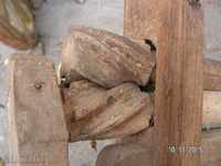 5968. παλιό ξύλινο βαμβάκι Magath