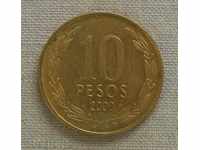 10 песос 2000 Чили- UNC