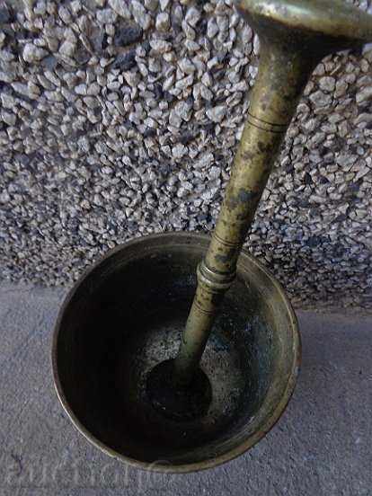 Old bronze mortar, hammer with hammer - 7 Old bronze mortar, hammer with hammer - 7