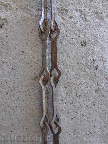 Hearth for hearth, hook, quail, wrought iron - 6
