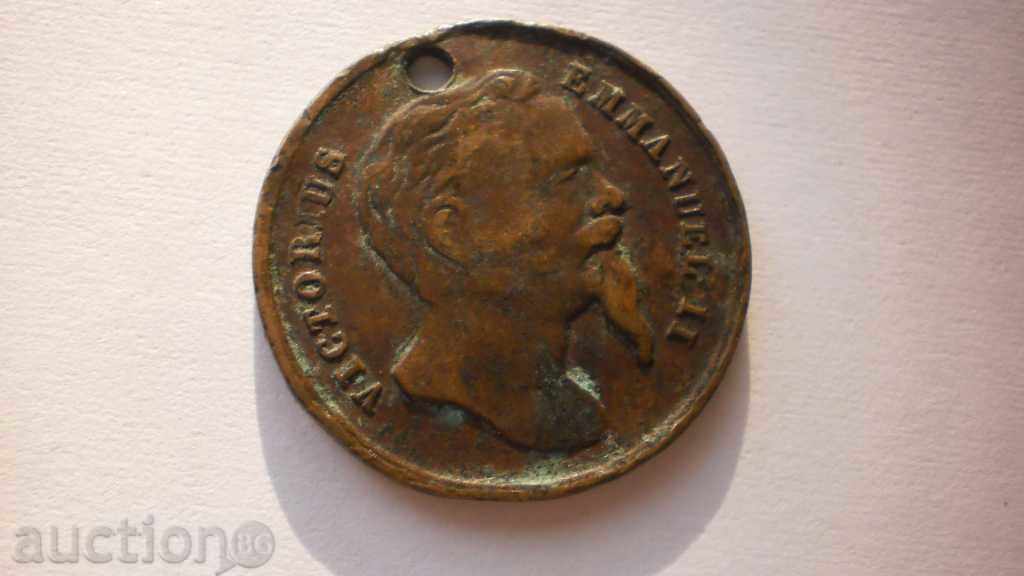 Italy Medal Giuseppe Garibaldi 1867 Original