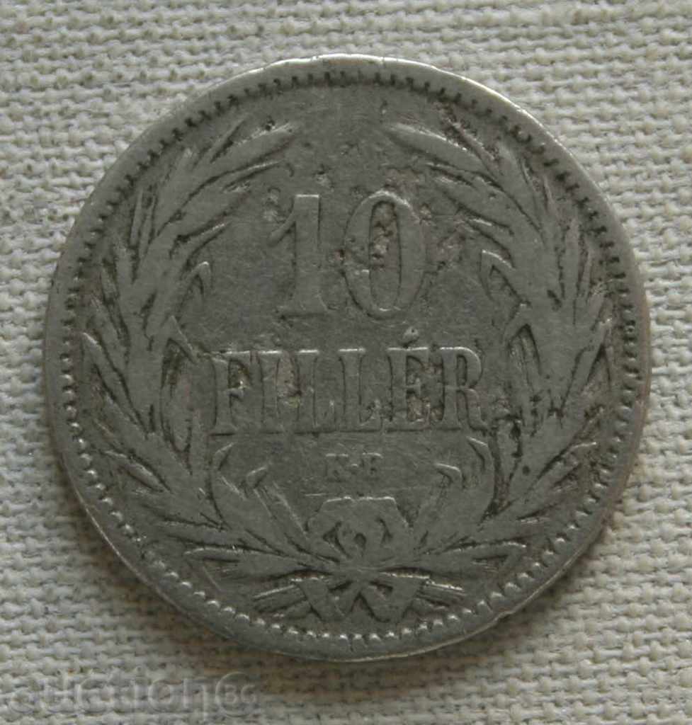 10 филер 1894 Унгария