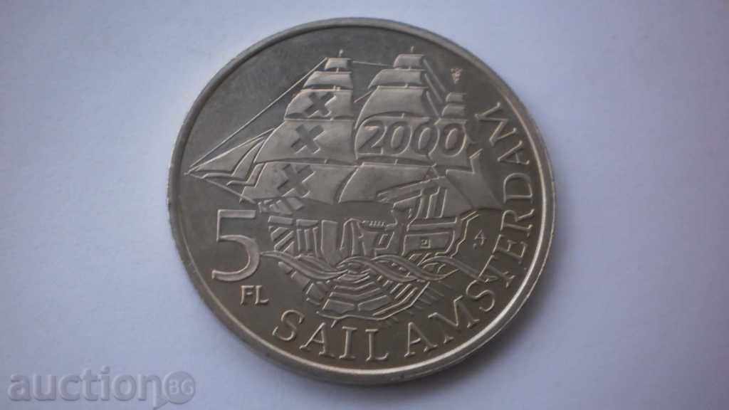 Olanda - Navă 5 Gulden 2000 UNC Rare monede cu preț € 8.69 | 17.00 BGN