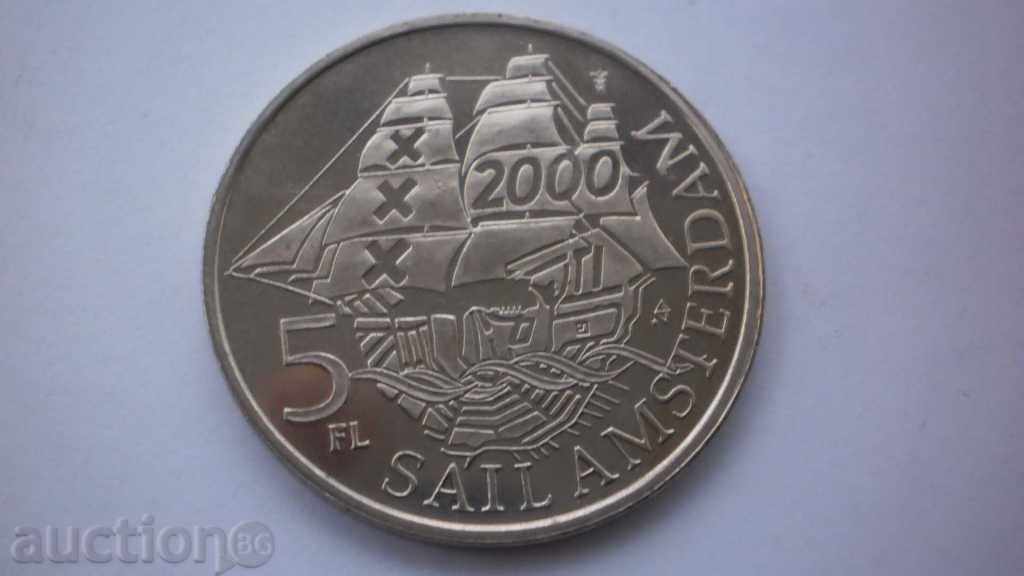 Olanda - Navă 5 Gulden 2000 UNC Rare monede cu preț € 8.18 | 16.00 BGN