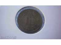 Belgian Congo 1 Frank 1944 Rare Coin