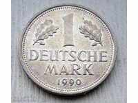 Германия ГФР 1 марка 1990 A / GFR  1 mark 1990 A