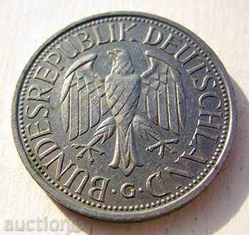 Германия ГФР 1 марка 1990 G / GFR  1 mark 1990 G с цена € 0.72 | 1.41 лв.