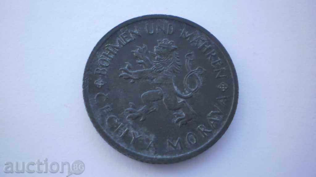 Germany Bohemia and Moravia 1 Crown 1942 Rare Coin