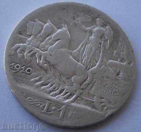 Italia Silver Lyra 1910. rare monede - 7
