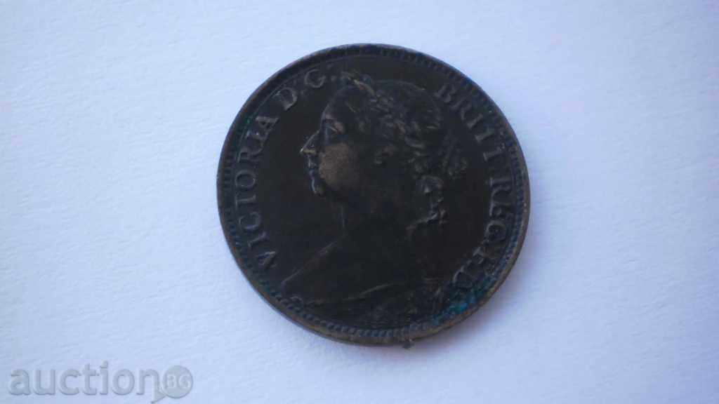 Anglia 1 Farting 1886 moneda destul de rare cu preț € 6.14 | 12.01 BGN