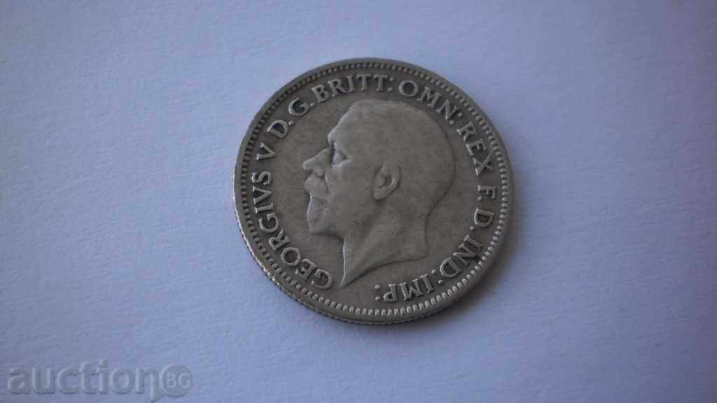 Anglia 6 Pence 1933 Rare monede cu preț € 3.58 | 7.00 BGN