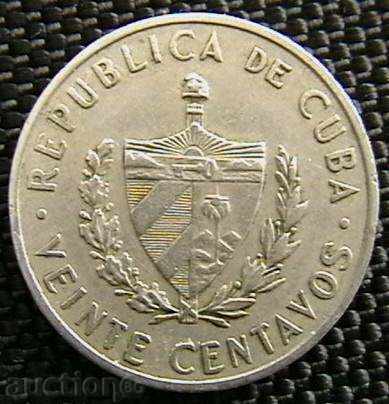 20 cent 1962, Cuba with price 2.00 BGN | € 1.02 20 cent 1962, Cuba with price 2.00 BGN | € 1.02