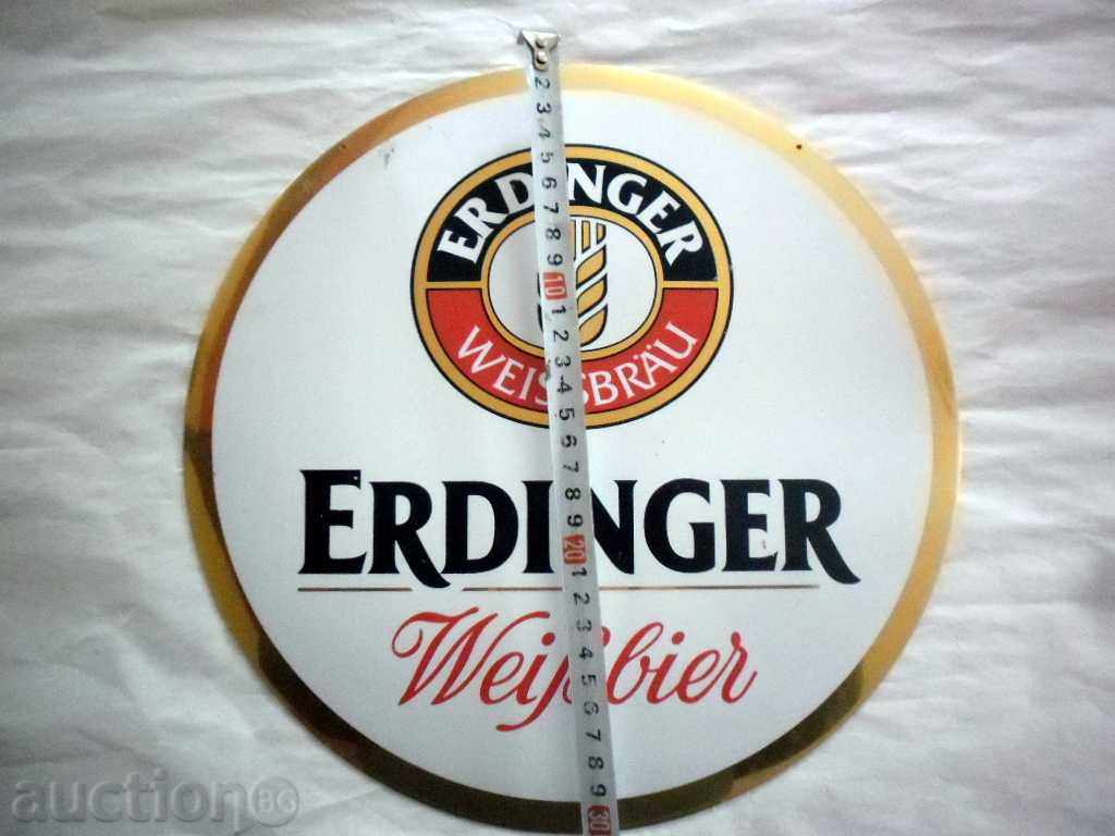 panouri publicitare - METAL BERE Erdinger -original cu preț € 120.00 | 234.70 BGN