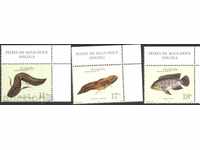 Чисти марки  Фауна Риби 2001 от Ангола