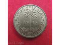 2 Shillings 1946 British West Africa - QUALITY -