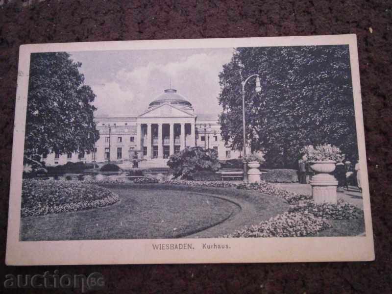 Стара картичка - WEISBADEN, KURHAUS - ПЪТУВАЛА