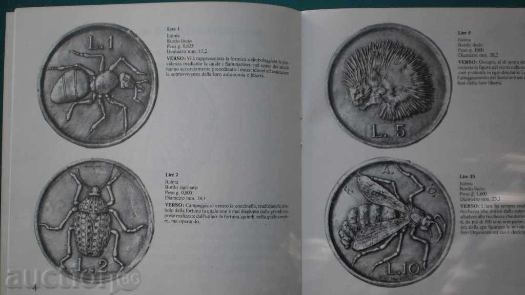 SAN MARINO cu Set de Mint de Argint Bee 1974 SAN MARINO - 6