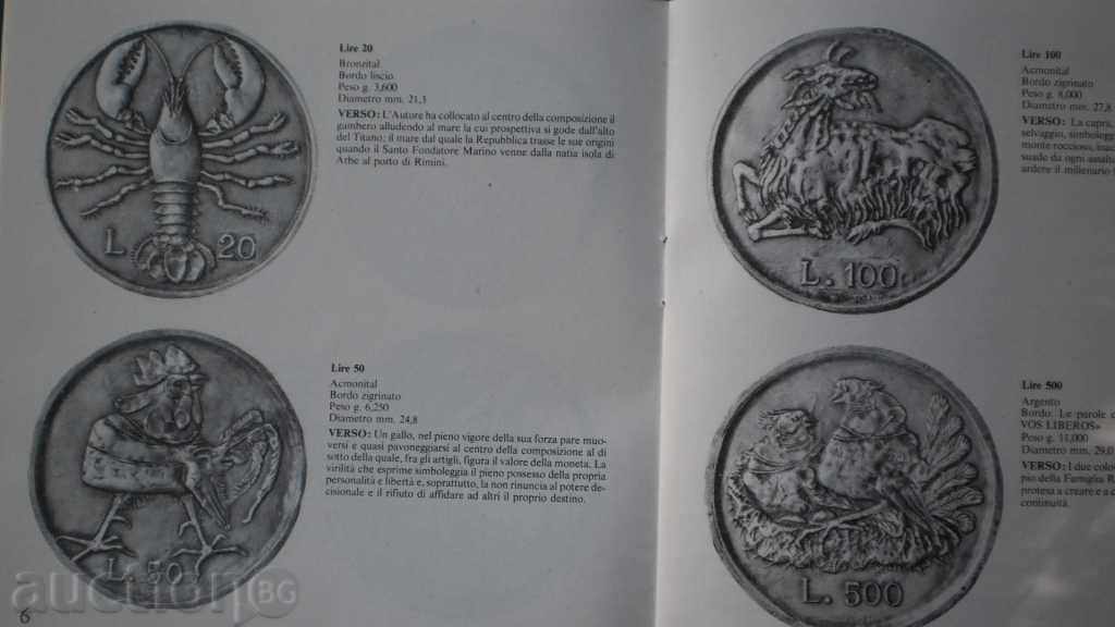 SAN MARINO cu Set de Mint de Argint Bee 1974 SAN MARINO - 7