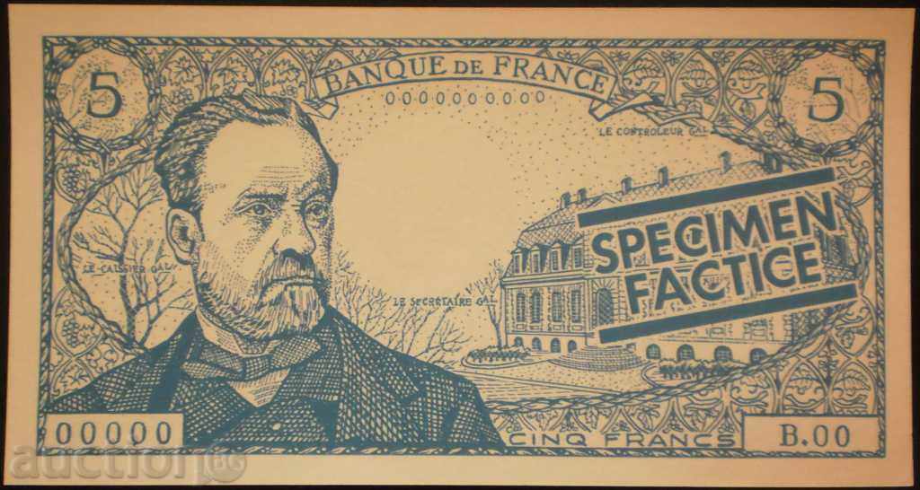 Franța 5 exemplare de Franca Louis Pasteur 1966 UNC cu preț € 17.90 | 35.01 BGN