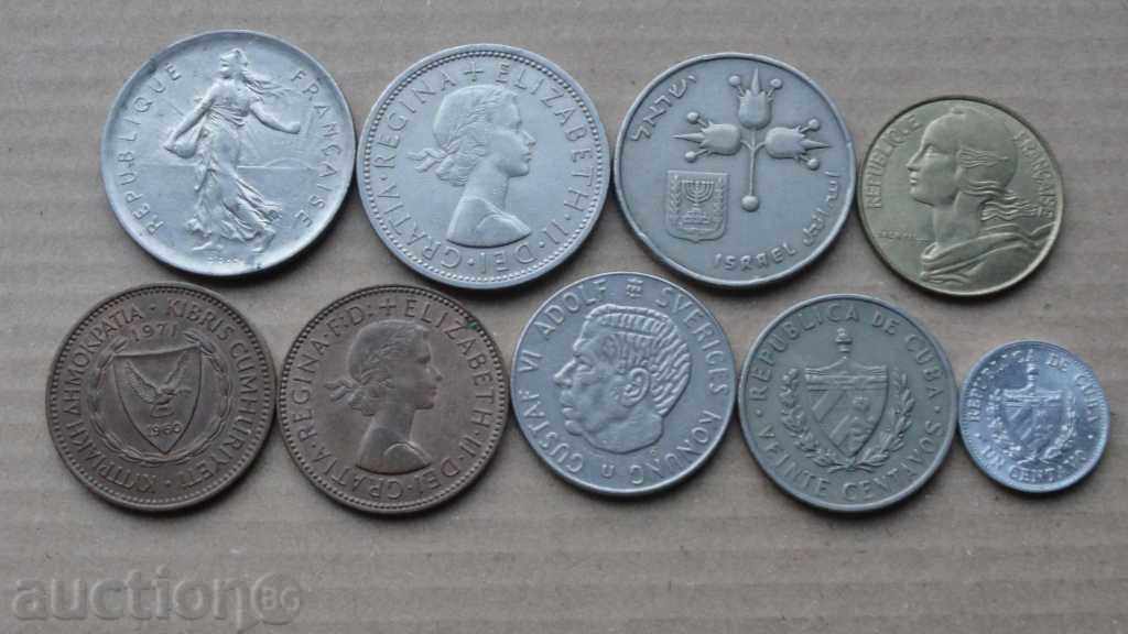 Auction Lot coins (9 pieces) Auction Lot coins (9 pieces)