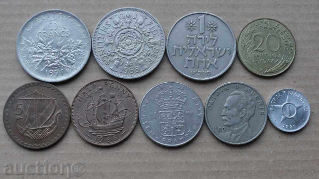 Delivery of Lot coins (9 pieces) Delivery of Lot coins (9 pieces)
