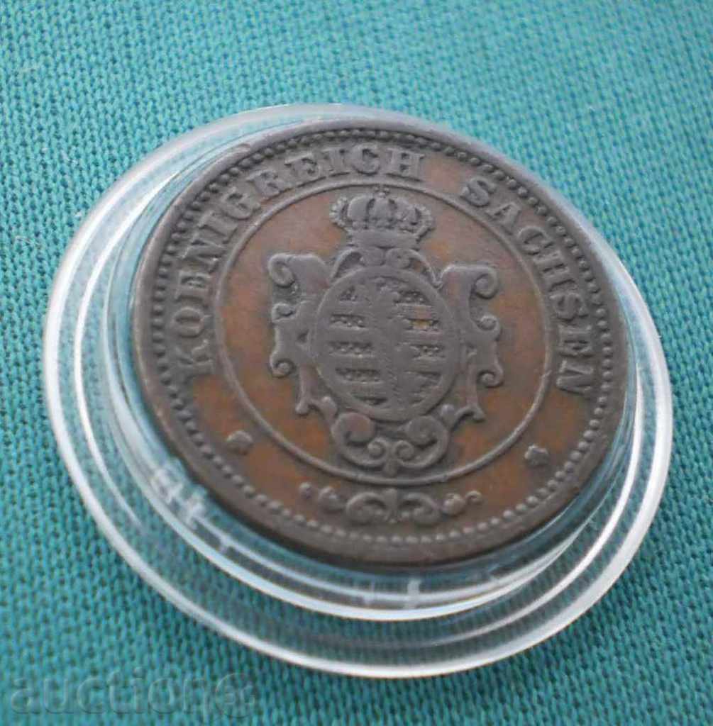 Saxonia - Germania 2 Pfennig 1864 in monede rare cu preț € 9.20 | 17.99 BGN Saxonia - Germania 2 Pfennig 1864 in monede rare cu preț € 9.20 | 17.99 BGN