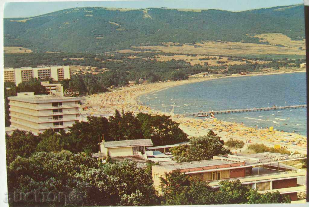 carte poștală - Sunny Beach - 1984