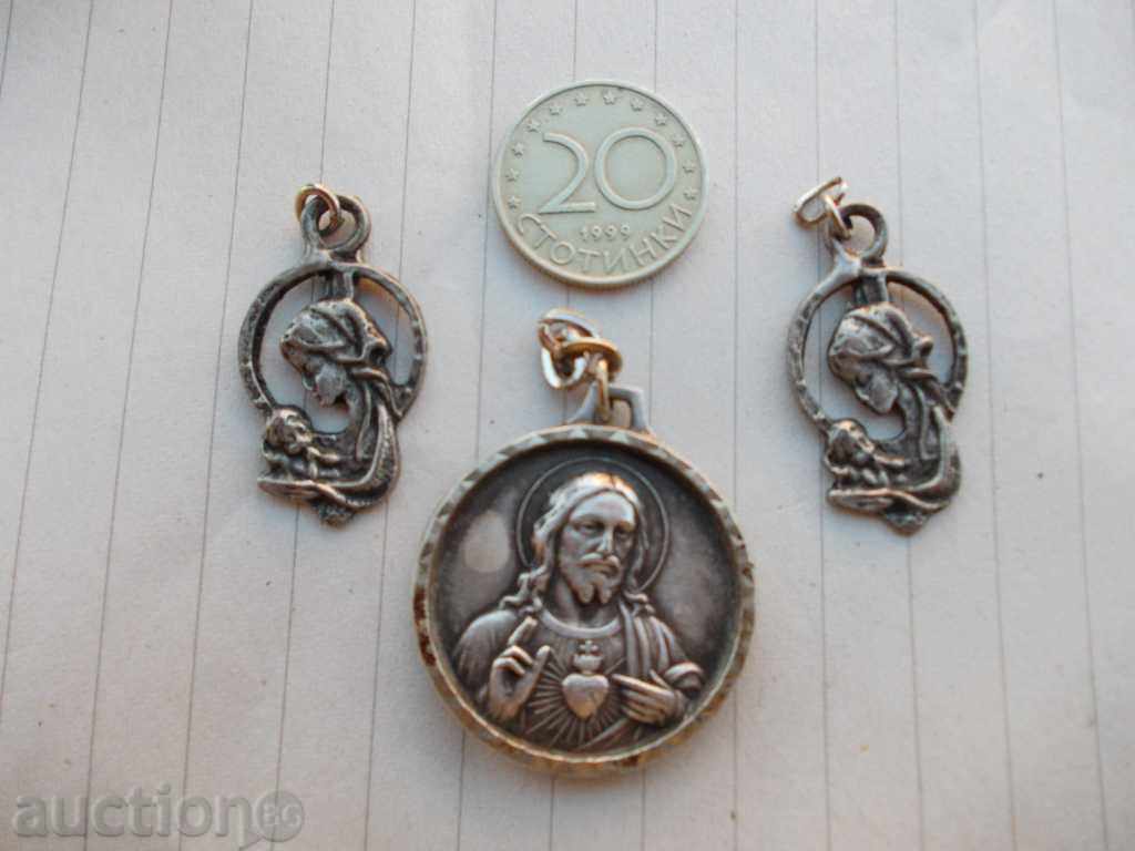Old medallions - 3 pcs