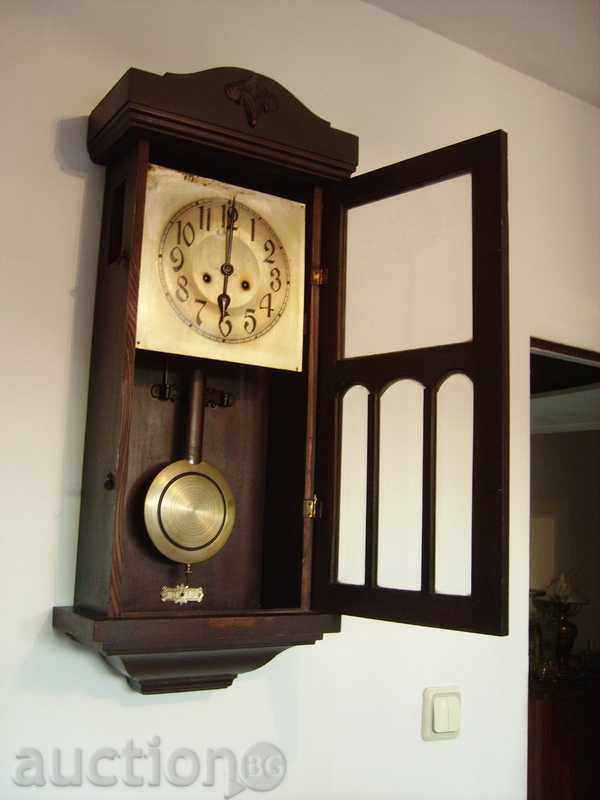 Auction  Wall-mounted German clock-big cabinet