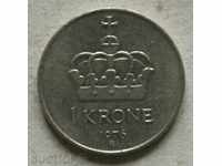 1 krone 1976 Norway