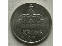 1 krone 1996 Norway