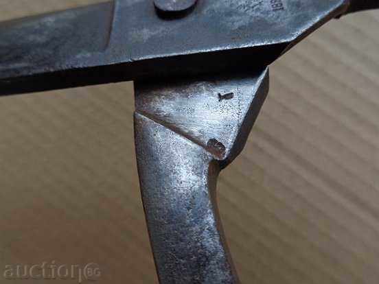 Russian imperial army scissors, coat of arms - 5