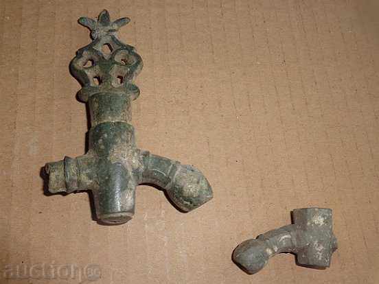 Lot Ottoman cranes, Ottoman bronze crane, spout, cannon Lot Ottoman cranes, Ottoman bronze crane, spout, cannon
