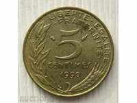 France 5 centimes 1990 / France 5 Centimes 1990