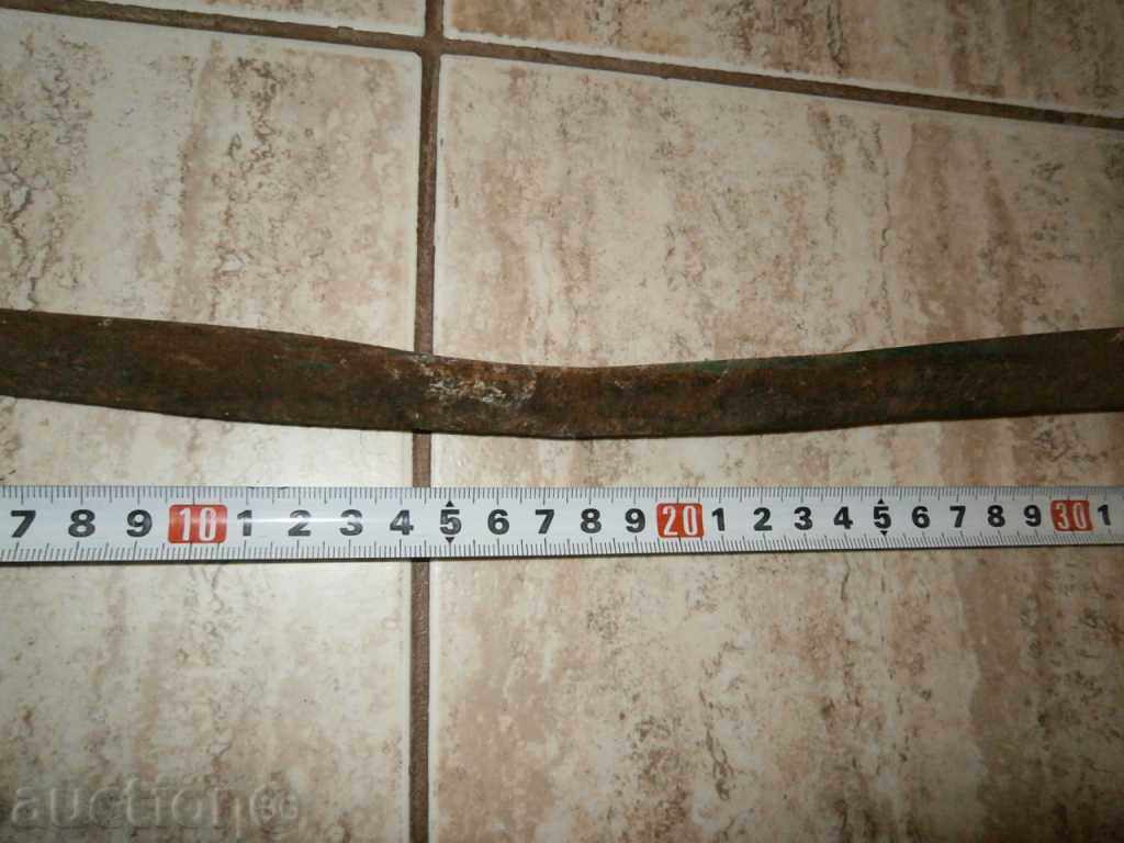 Old rusty wrought iron tool - 5