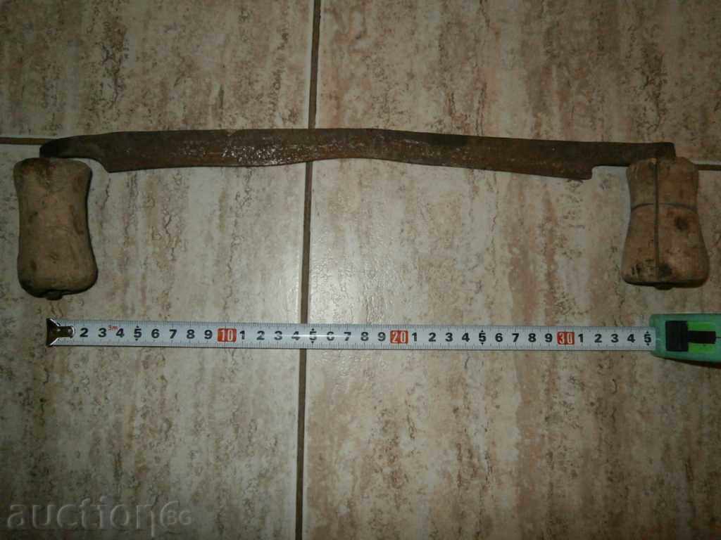 Old rusty wrought iron tool - 6