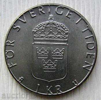 Suedia 1 Krona 1978 / Suedia 1 Krona 1978