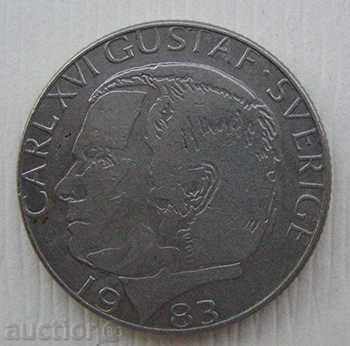 Suedia 1 Krona 1983 / Suedia 1 Krona 1983